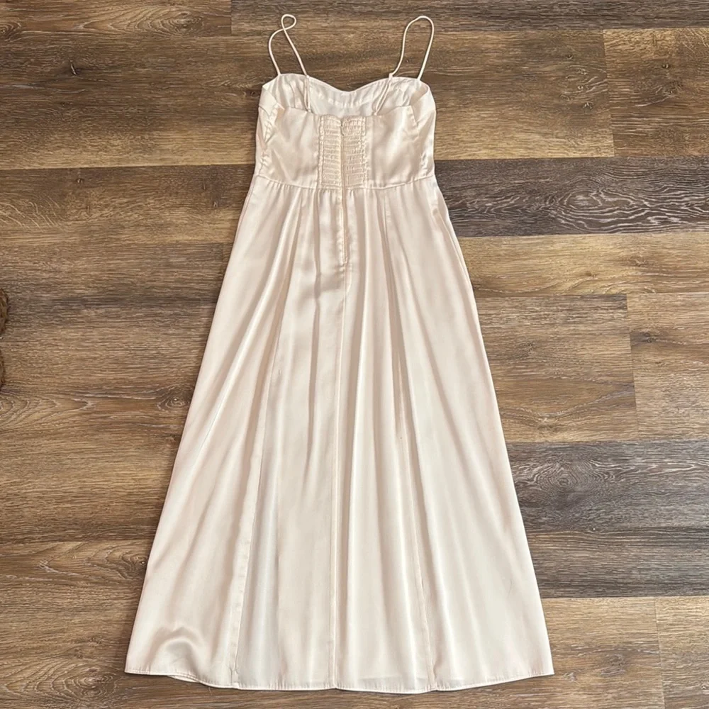 Abercrombie & Fitch Off White Spaghetti Strap Dress - Picture 7 of 9